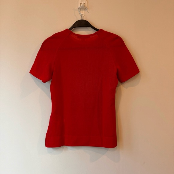 Y3 Crepe Red Top - Picture 3 of 6